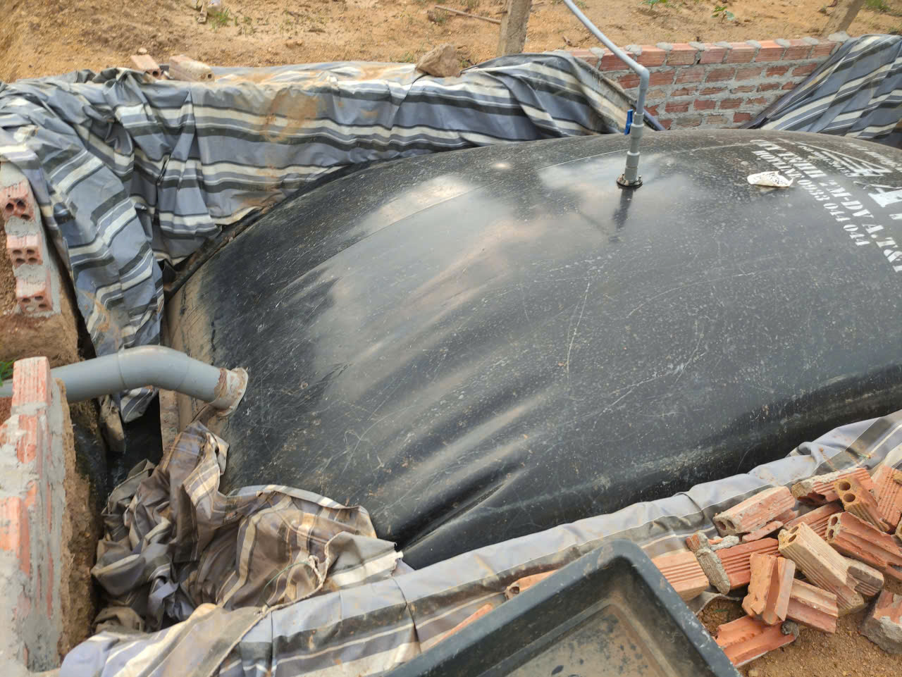Lắp Đặt Túi Biogas HDPE