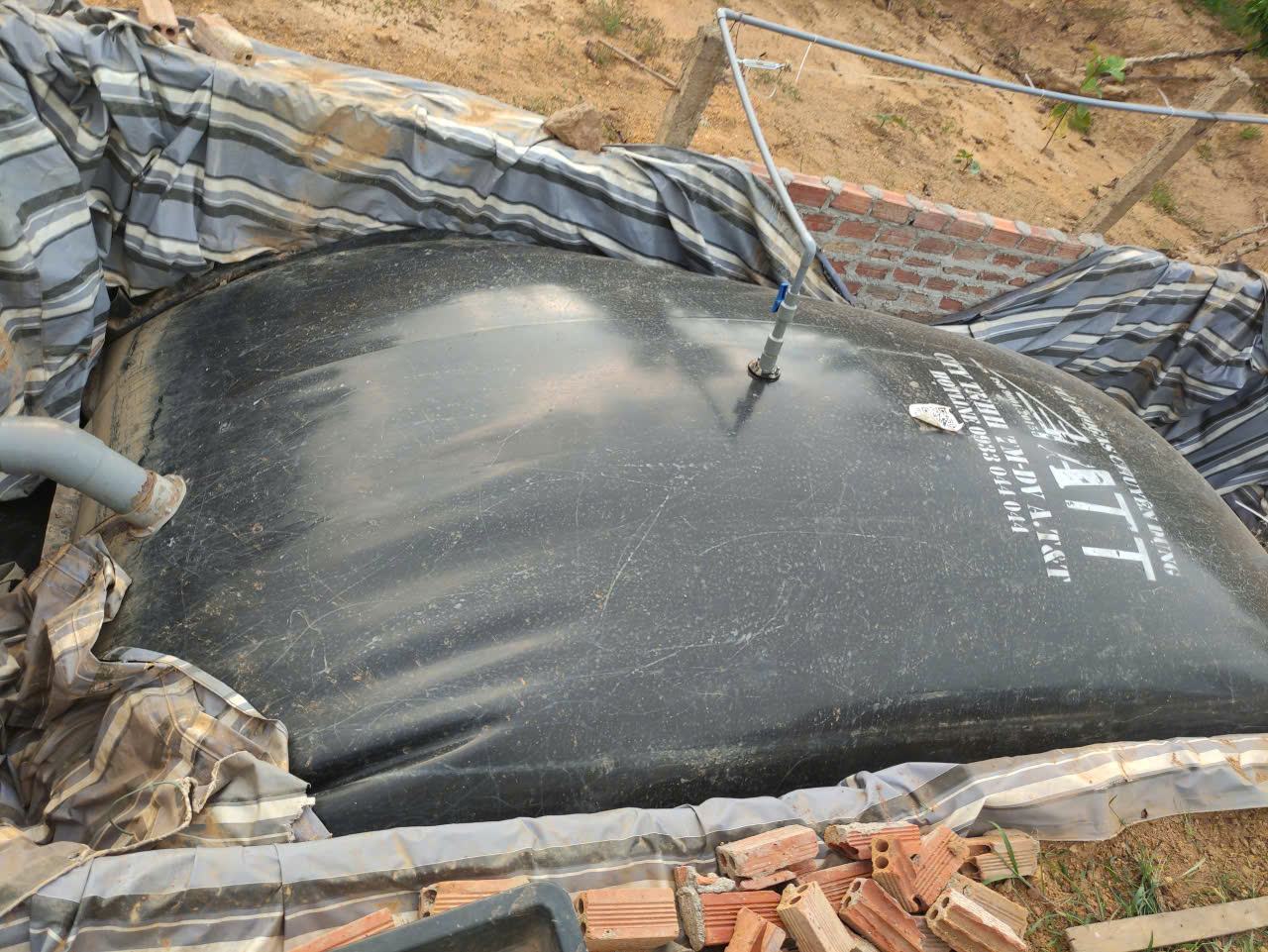 Lắp Đặt Túi Biogas HDPE